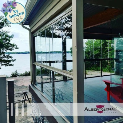 Безрамное  остекление