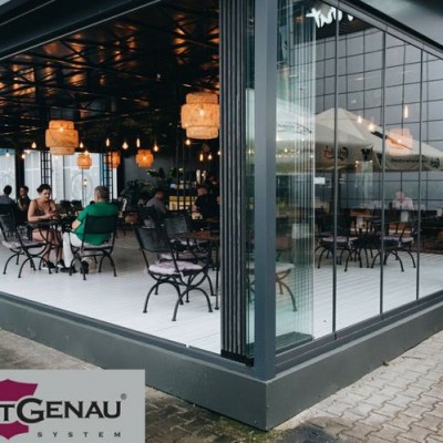 Безрамное  остекление