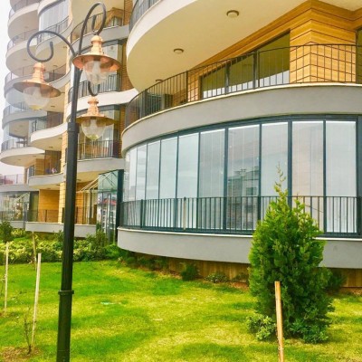 Безрамное  остекление