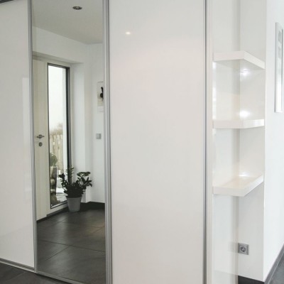 Зеркальные  двери